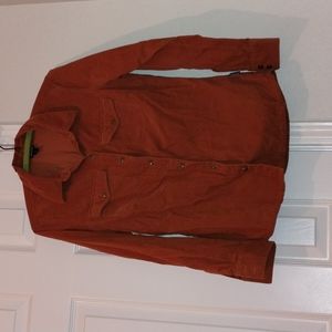 Patagonia Rust Corduroy Long Sleeve Shirt